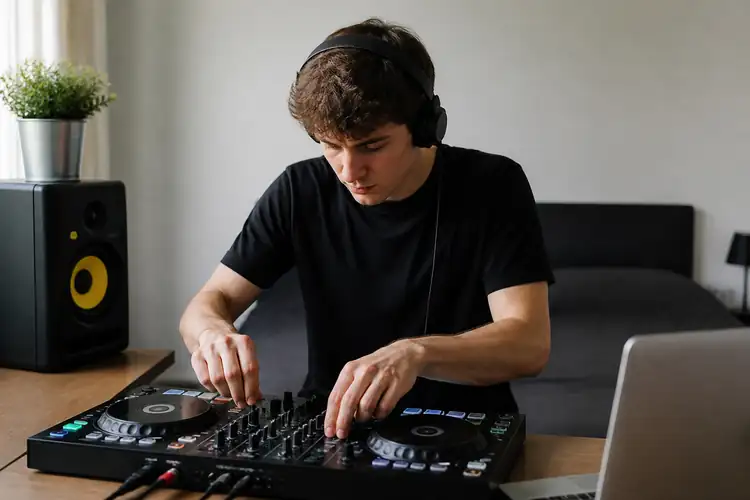 Oefenen als beginnend DJ